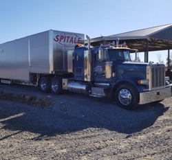 truck in parking lot